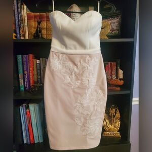 ASOS LIPSY Strapless Dress